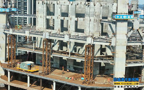 中一重工南宁天誉东盟塔已完成部分钢结构制作工程量